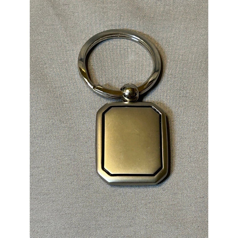 Brushed Metal Keychain